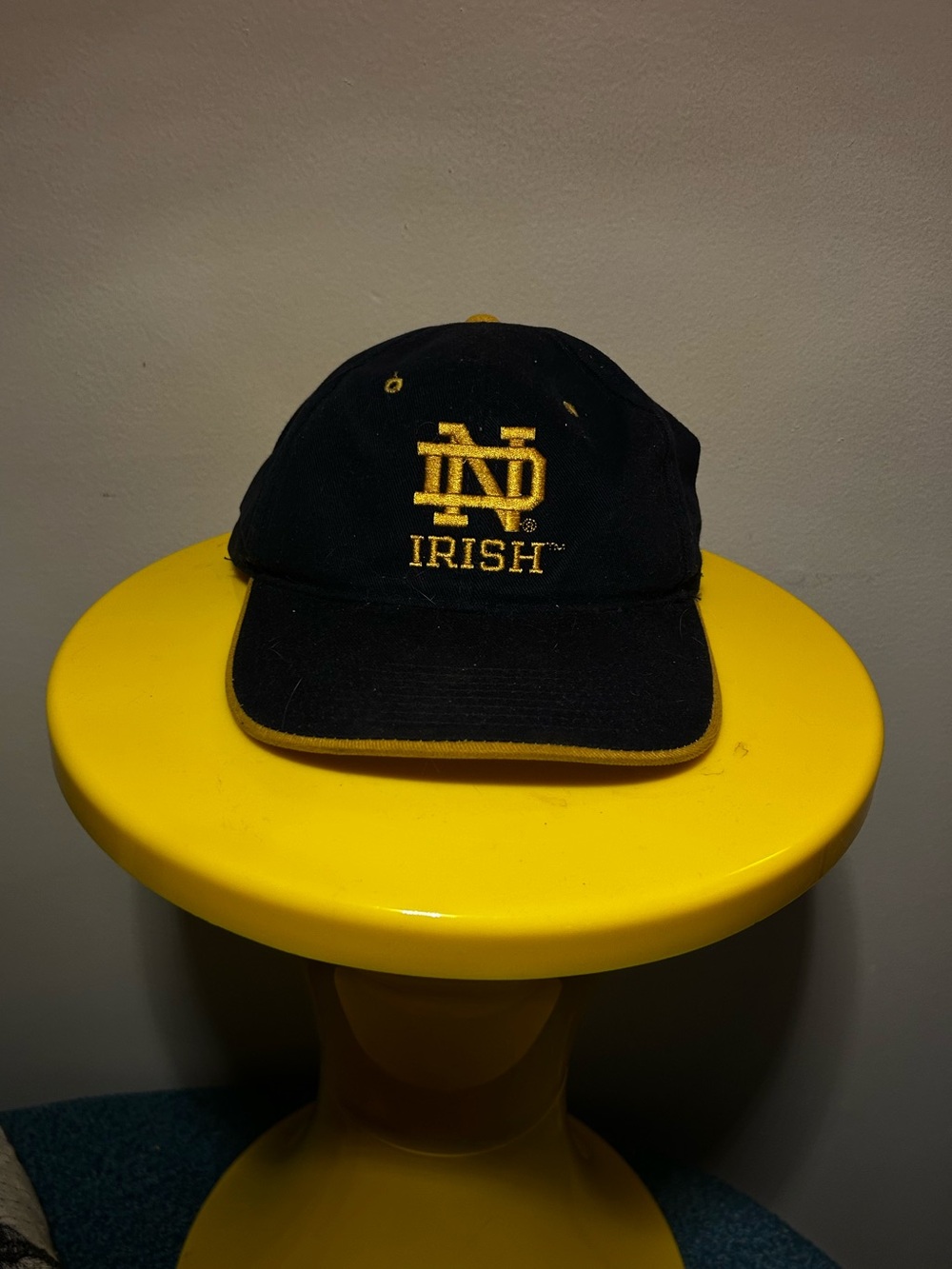 Notre Dame Irish Black and Gold Baseball Cap